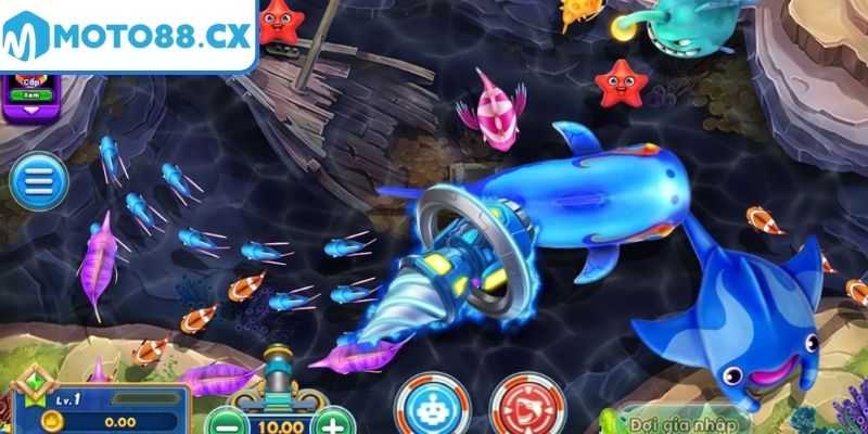 Cách Chọn Súng Bắn Cá MOTO88 Hiệu Quả Tiết Kiệm Đạn 3 Người chơi trung cấp linh hoạt chuyển đổi