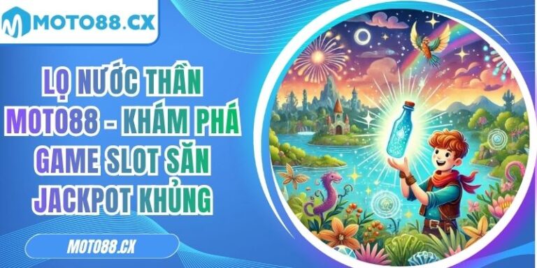 Lọ Nước Thần MOTO88 – Khám Phá Game Slot Săn Jackpot Khủng 4 Lọ Nước Thần MOTO88